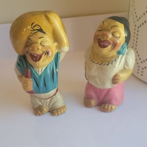 Vintage Drunk Señor/Señora salt pepper shakers.
